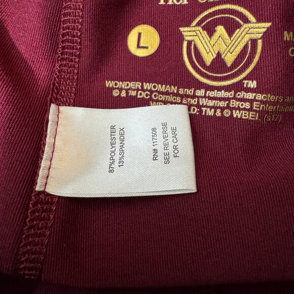 Her Universe Wonder Woman High Shine Capris by DC Comics Size L - Picture 6 of 7